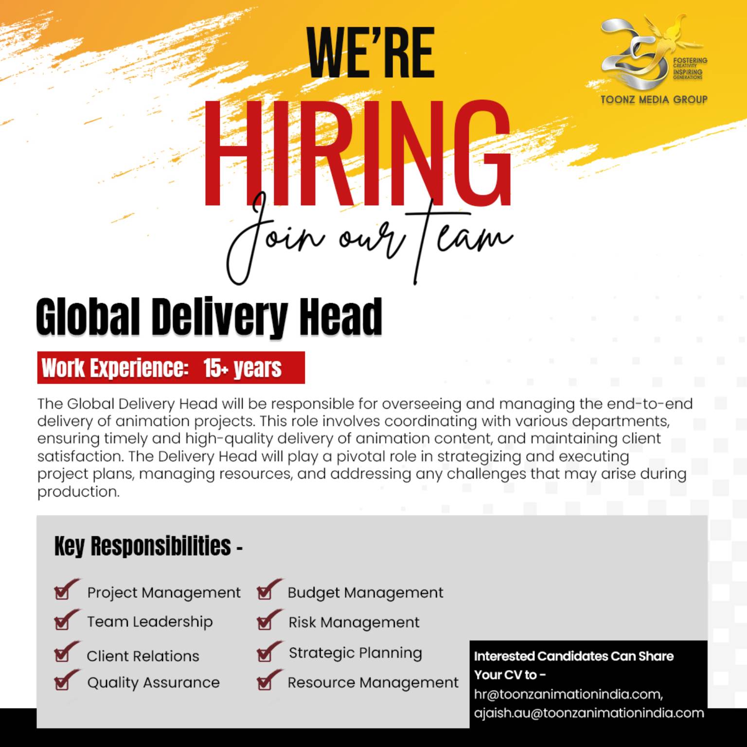 Current Openings